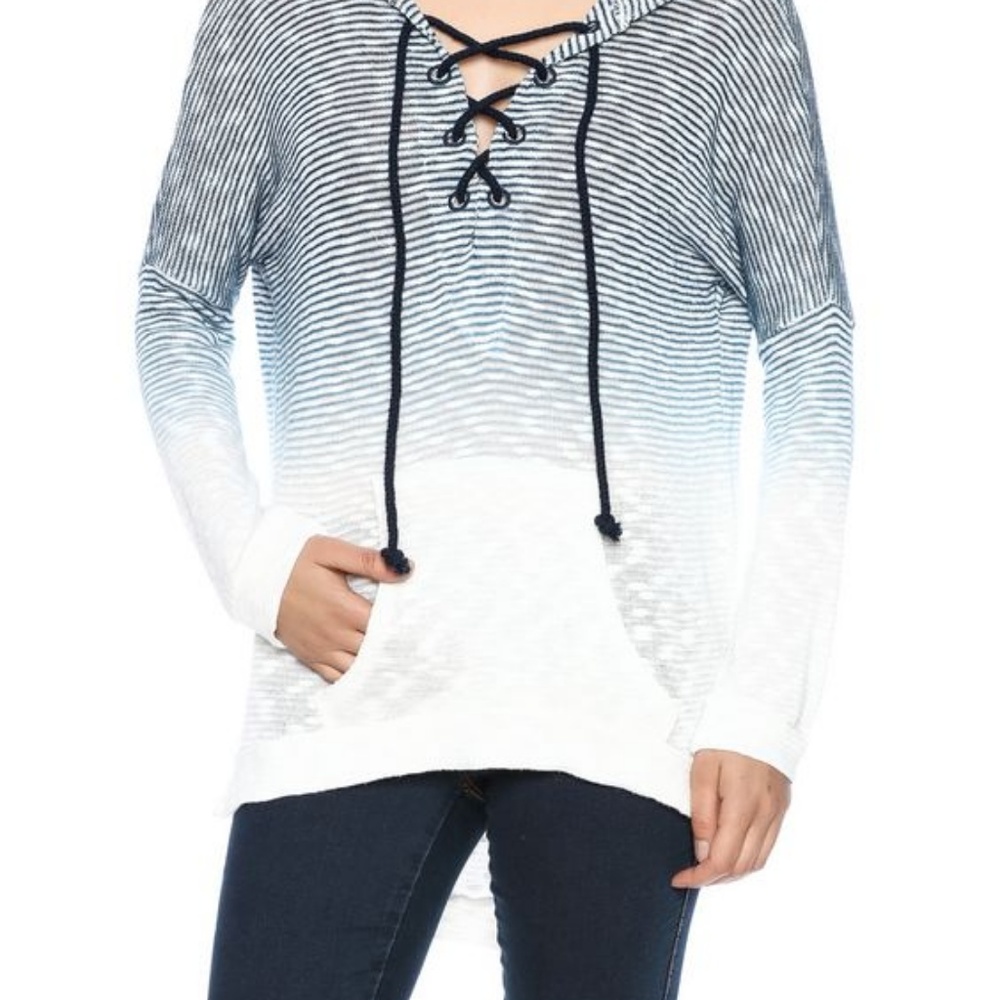 Vintage Havana Lightweight Hooded Sweater